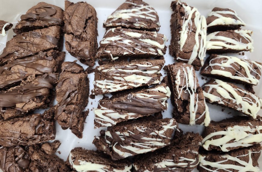 Triple Chocolate Strip Cookies!