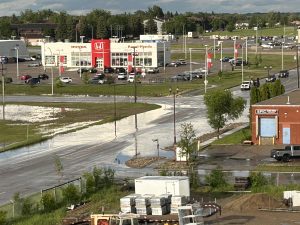 Major thunderstorm late Saturday afternoon causes flooding in Yorkton