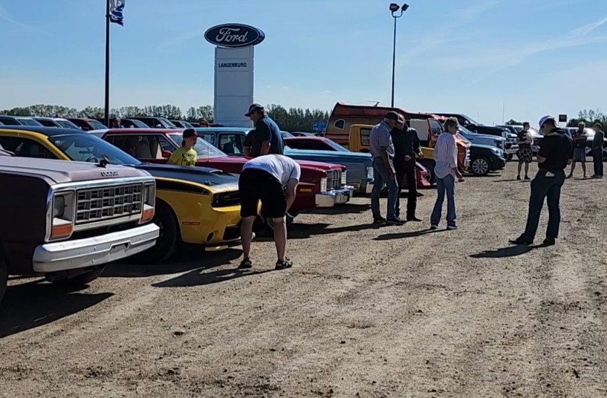 Revving Up Fun at Langenburg Motors: My Weekend at the First Annual Car and Truck Show!