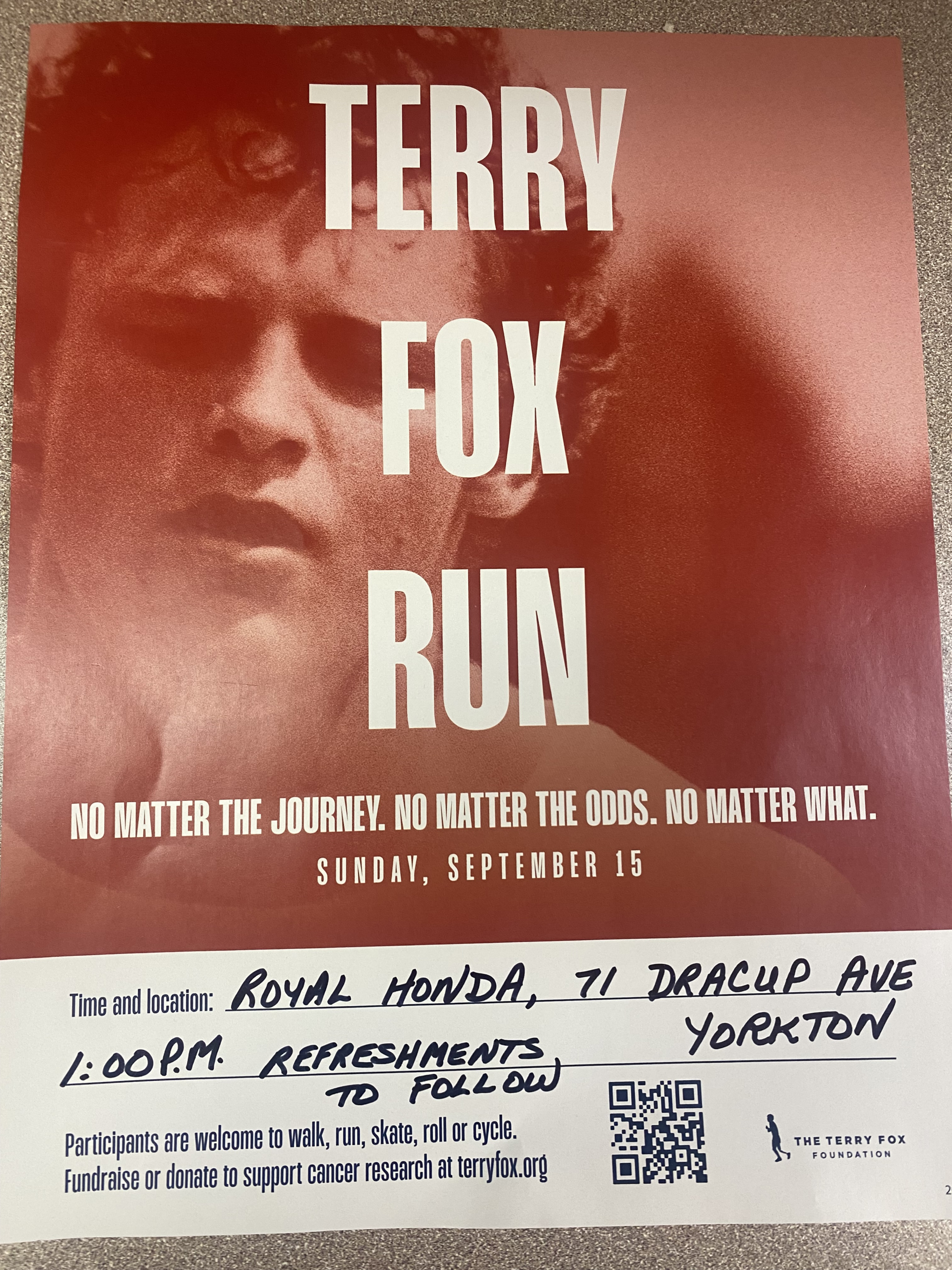 The 44th Annual Terry Fox Run