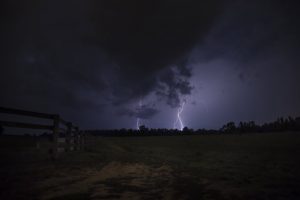 September weather brought lightning and the thunder to most of Saskatchewan