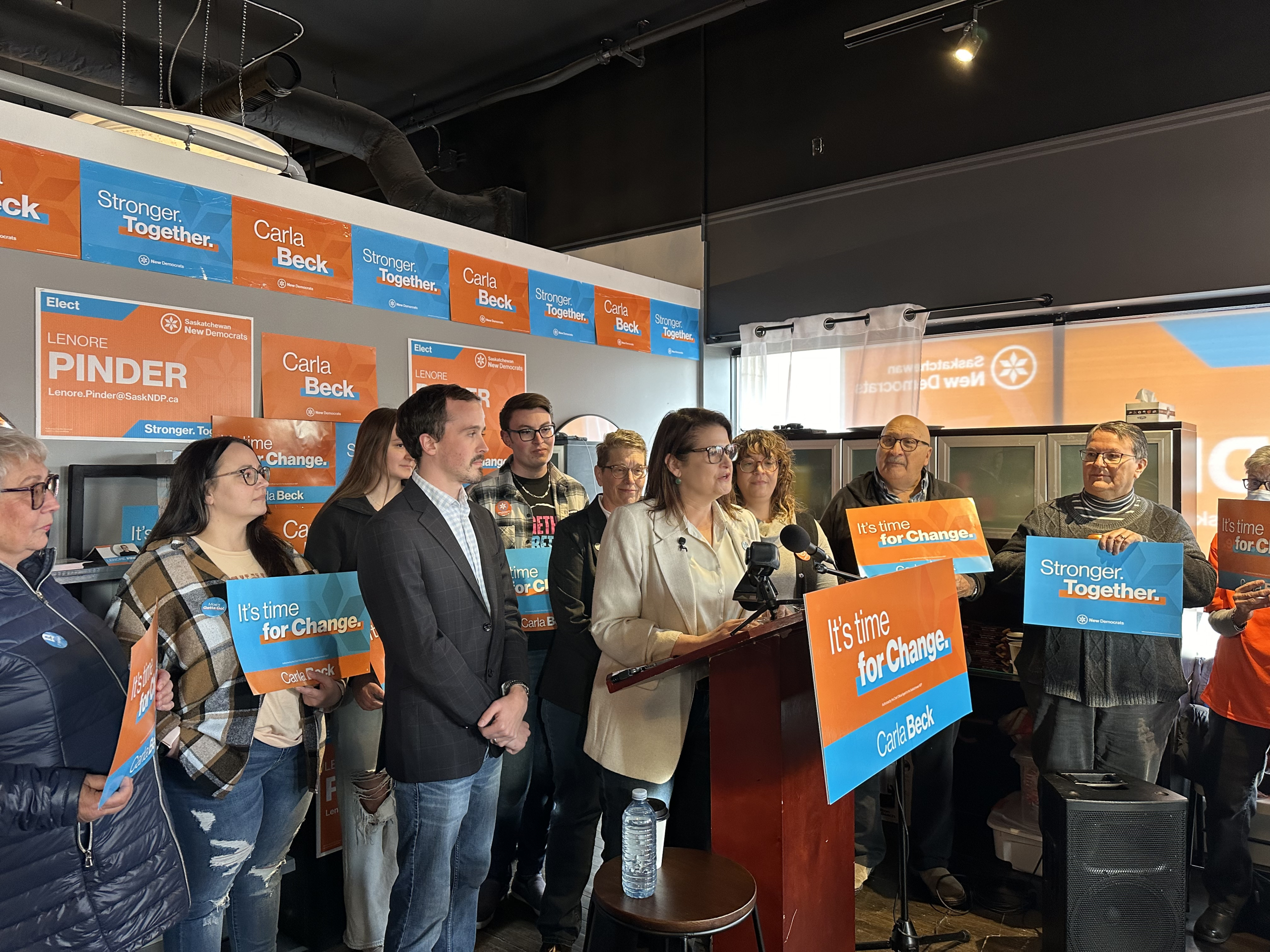 NDP Leader Carla Beck Visits Yorkton