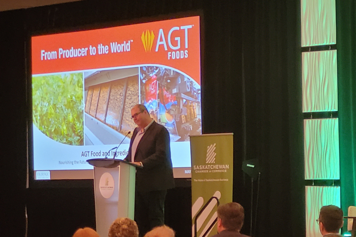 Pulling Double Duty, President and CEO of AGT Food & Ingredients was active at FFF Global Summit