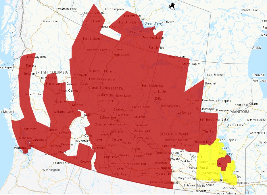 Western Canada under the hot sun as heatwave brings heat warnings