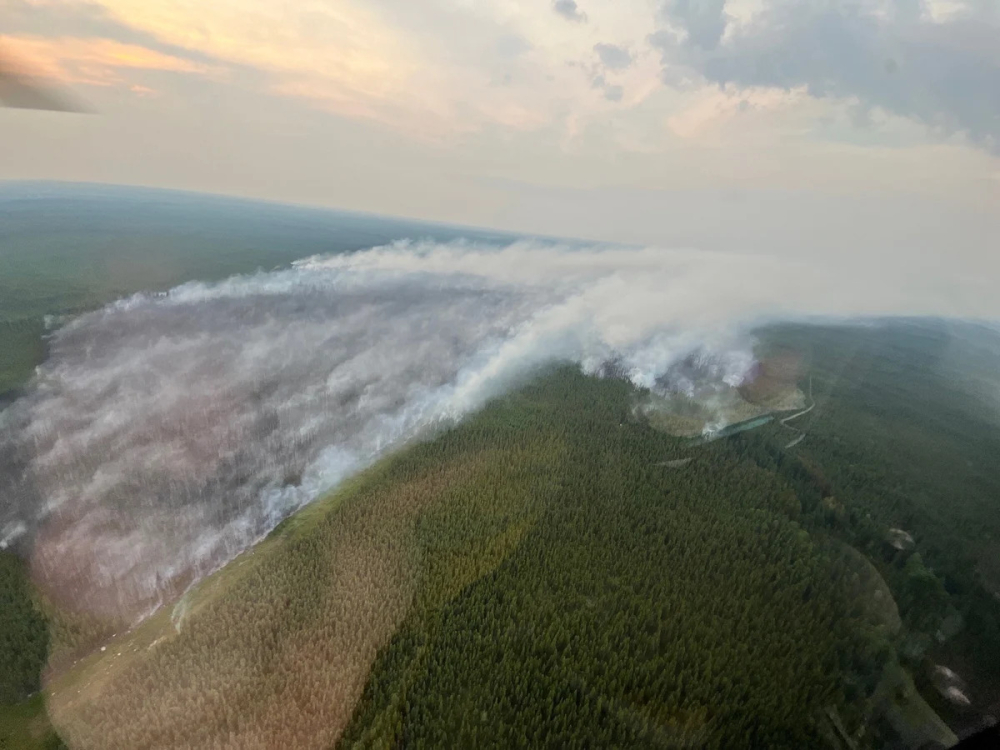 Seven wildfires spark near Firebag River