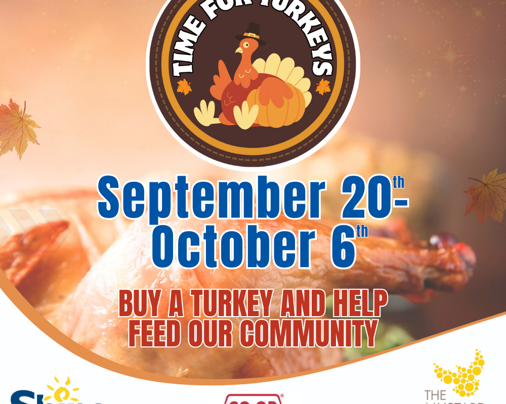 Time for Turkeys Red Deer Graphic