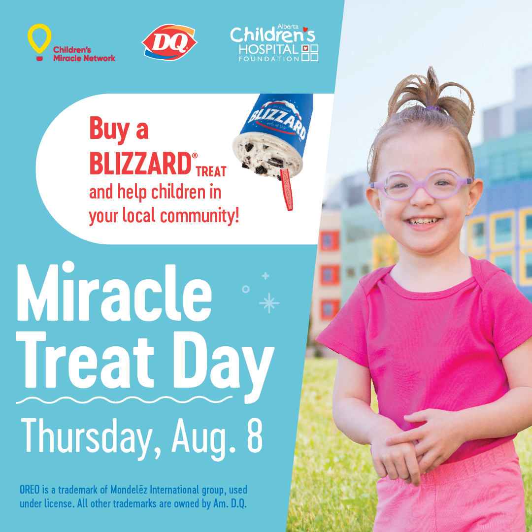 Miracle Treat Day at Dairy Queen August 8th!