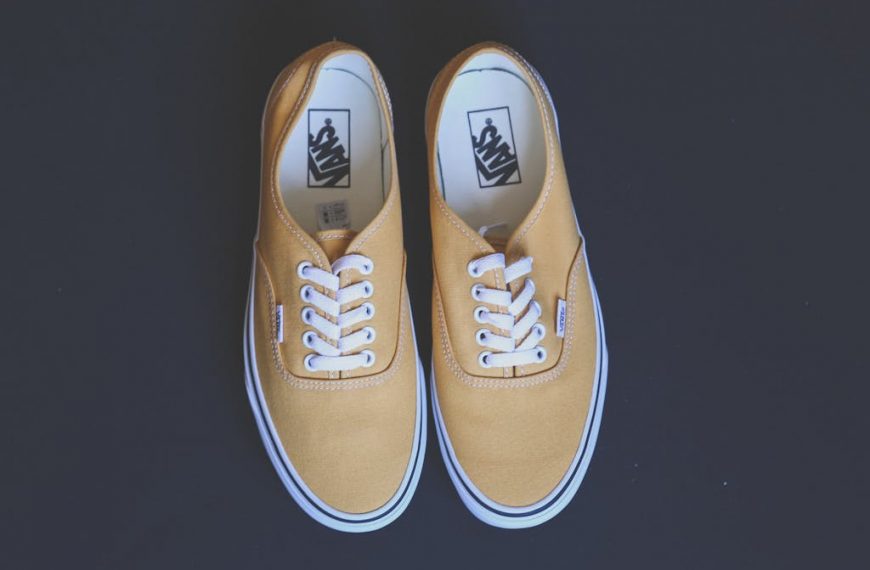 Photo of Pair of Vans Sneakers