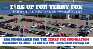 Fire Up for Terry Fox – 2nd Annual Mustang Showcase and BBQ Fundraiser