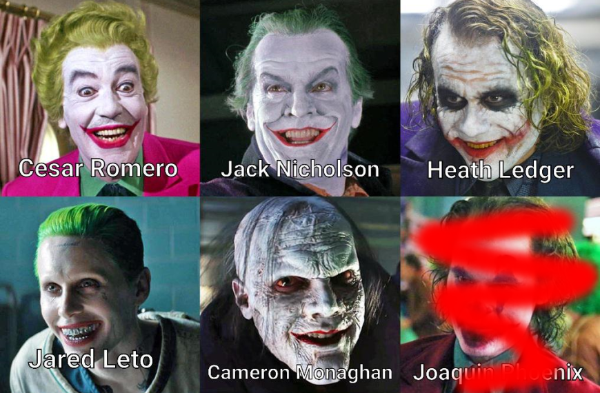 Ranking the Live-Action Jokers (SPOILERS FOR JOKER 2)