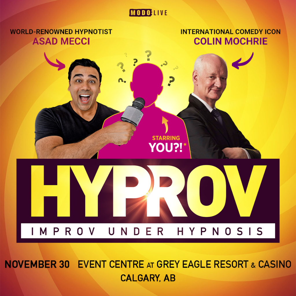 HYPROV: Improv Under Hypnosis – Saturday, Nov 30, 2024