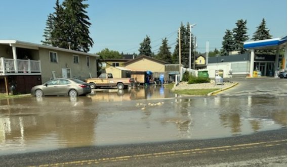 Another Water Main Break In Calgary