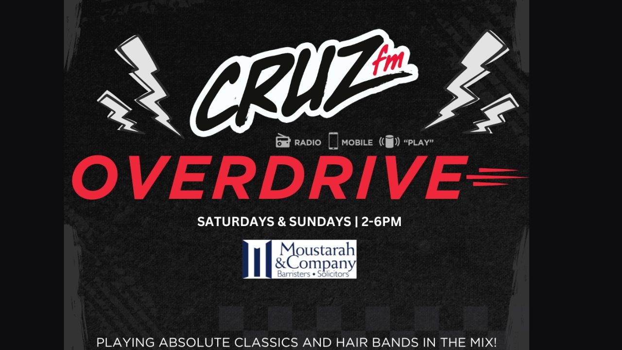 Join Cinnamon Jimmy Saturday and Sunday 2pm- 6pm for Cruz Overdrive