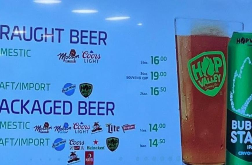 Grant breaks Down the Rogers Place Drink Prices 2024- 25 season