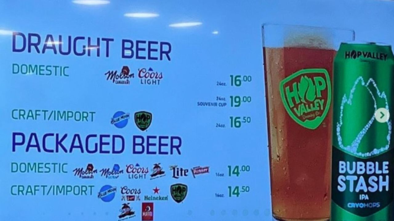 Grant breaks Down the Rogers Place Drink Prices 2024- 25 season