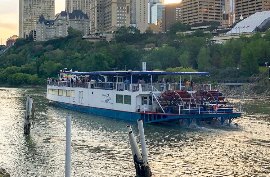 The Edmonton River Boat Has An Exciting New Business Plan!