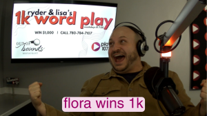 Flora wins 1K!